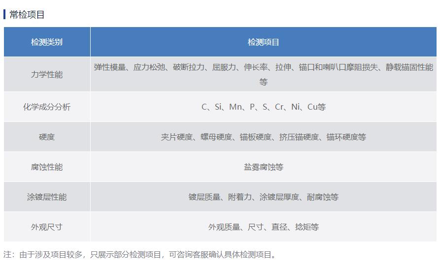 预应力混凝土用钢绞线检测常检项目