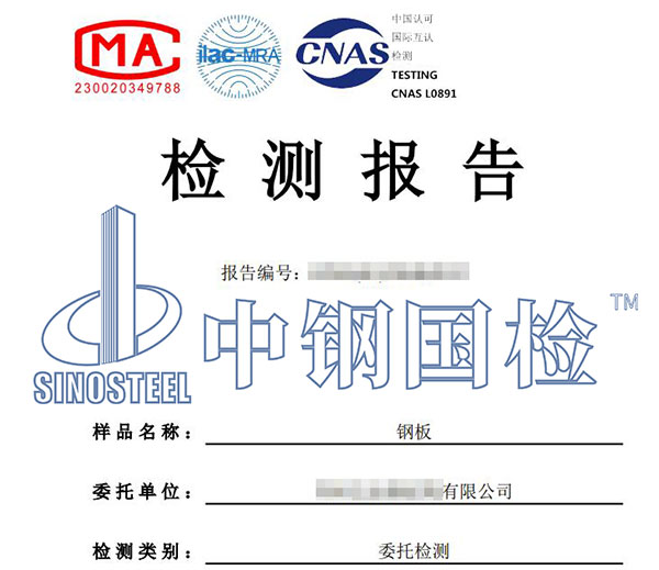 金相组织检测报告